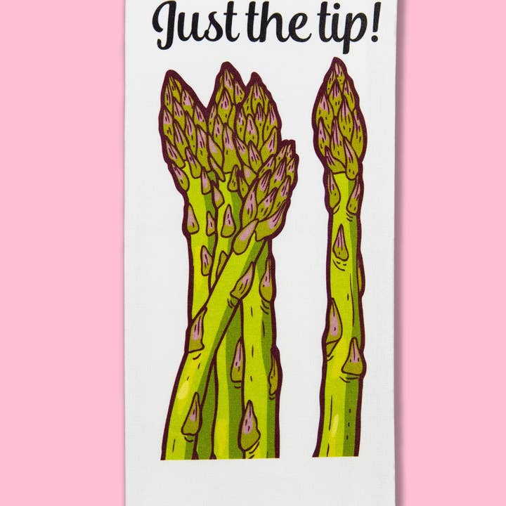 Bad Grandma Designs - Wholesale Tea Towel - Just the Tip Dishtowel
