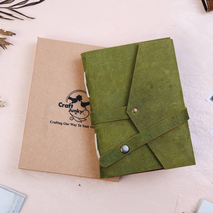 R K Handicrafts and Exporters - Wholesale Journal/diary - Leather journal diary with Unruled/Ruled page Travel journal0