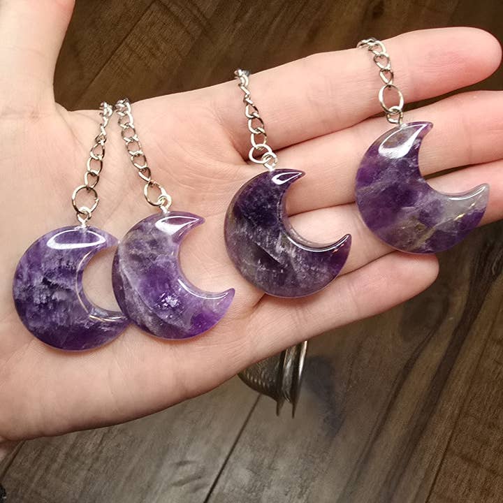 Eclectic Wallflower Boutique - Wholesale Tea Strainer/Infuser - Chevron Amethyst Moon Loose Tea Leaf Infuser