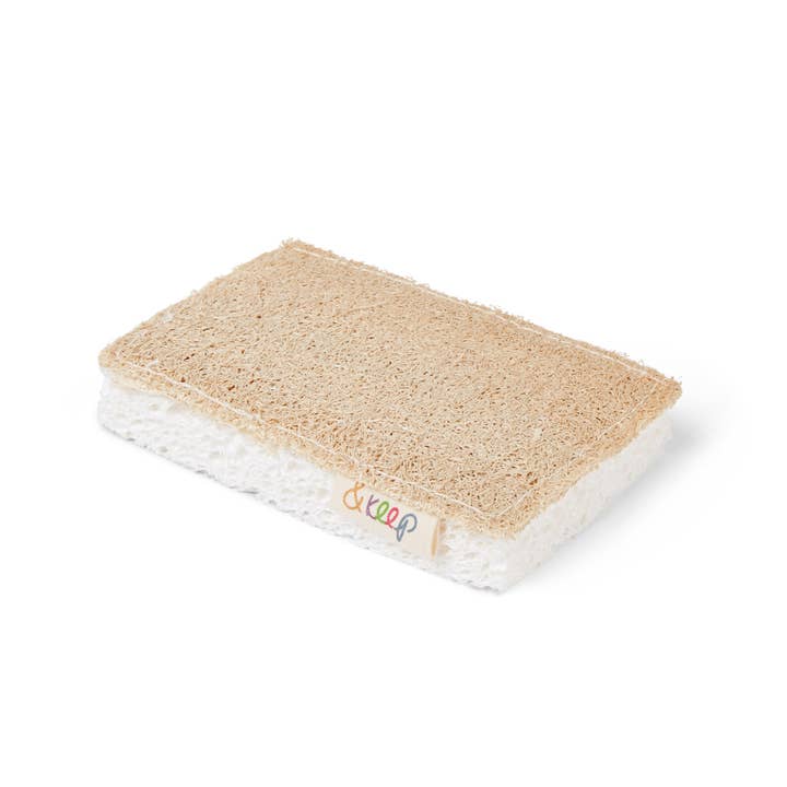&Keep – Engroshandel Rengøringssvamp – Pakke med 4 & Keep Loofah Køkken Sponge Scourers2