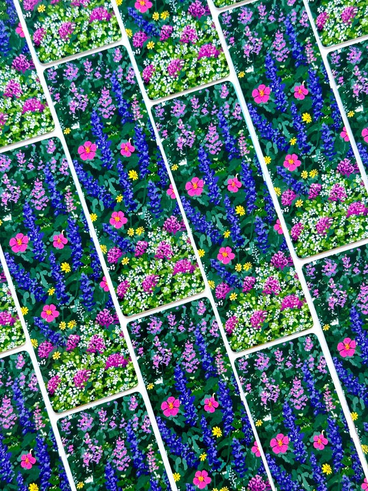 Floral Bookmark - Vibrantly Zealous for wholesale by Annie Parkes