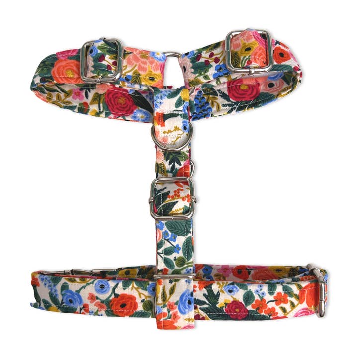 Puppies & Pom Poms - Wholesale Pet Harness - Dog - Handmade H Dog Harness - Garden Party1