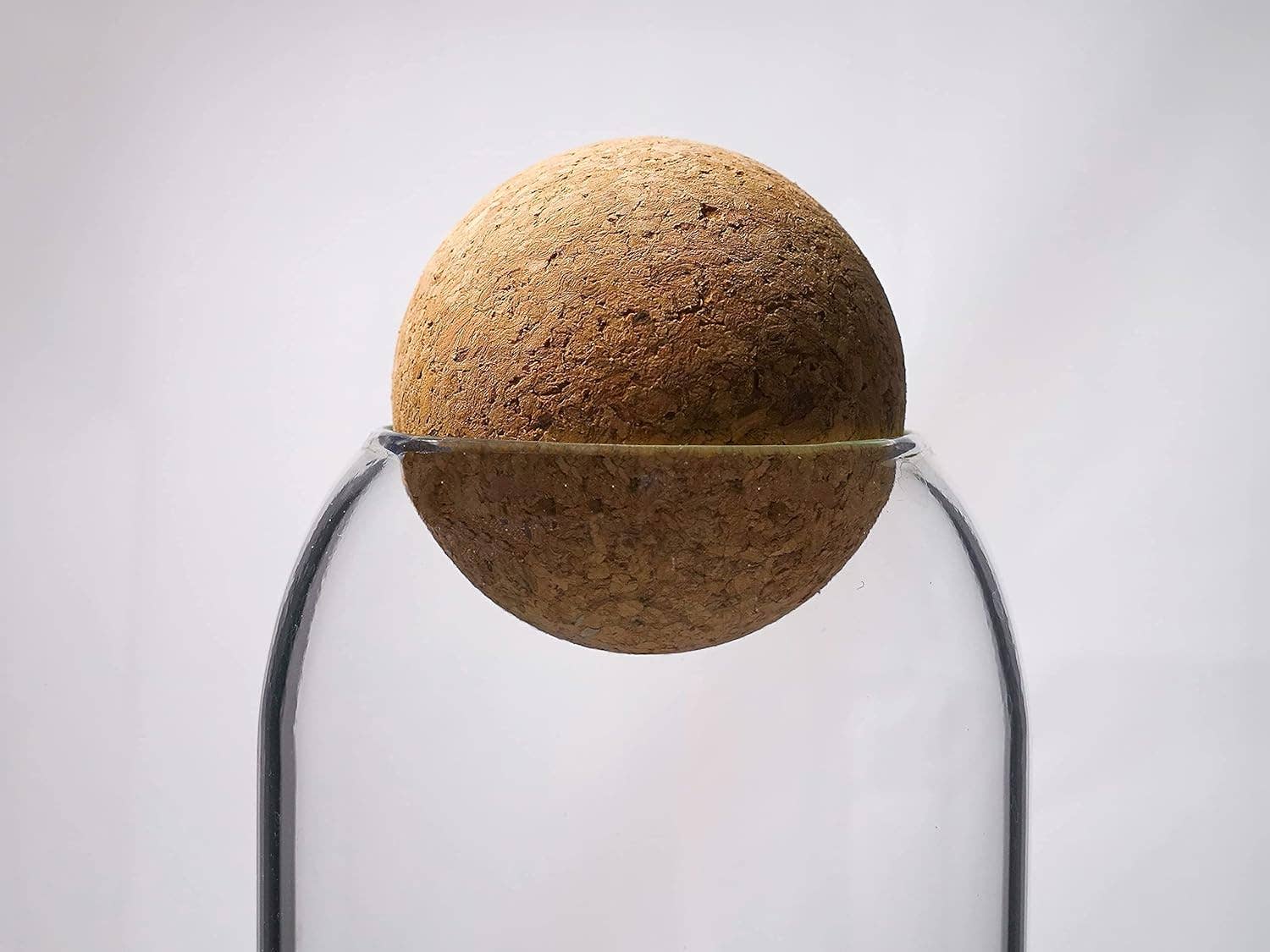 VIGOR – wholesale Jar – Glass Storage Jars with Cork Lid Ball 3 Pack, Clear Canister6