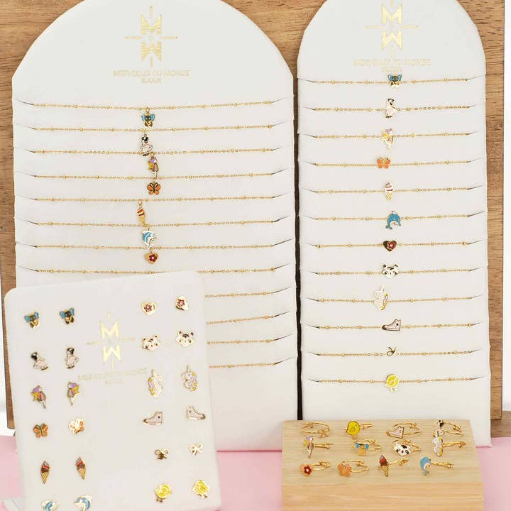 Sieradenset voor kinderen, verguld roestvrij staal (kopie) voor wholesale door Merveilles du Monde