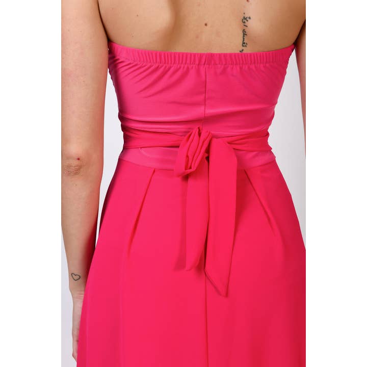 Abito decollete asimmetrico per la vendita all'ingrosso da parte di Nuna Lie