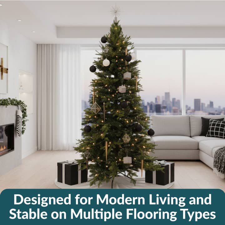 Sunnydaze Decor - Wholesale Artificial Christmas Tree - 7 ft Slim and Stately Indoor Unlit Artificial Christmas Tree4