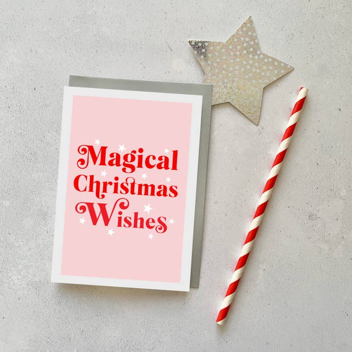 Magical Christmas Wishes Card for wholesale by Always Sparkle