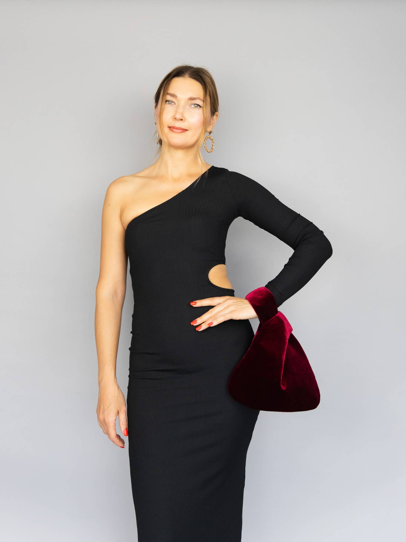 BridalSpain - Wholesale Clutch Bag - Women's - Japanese Knot Velvet Cinnamon  Clutch Bag for Special Events7