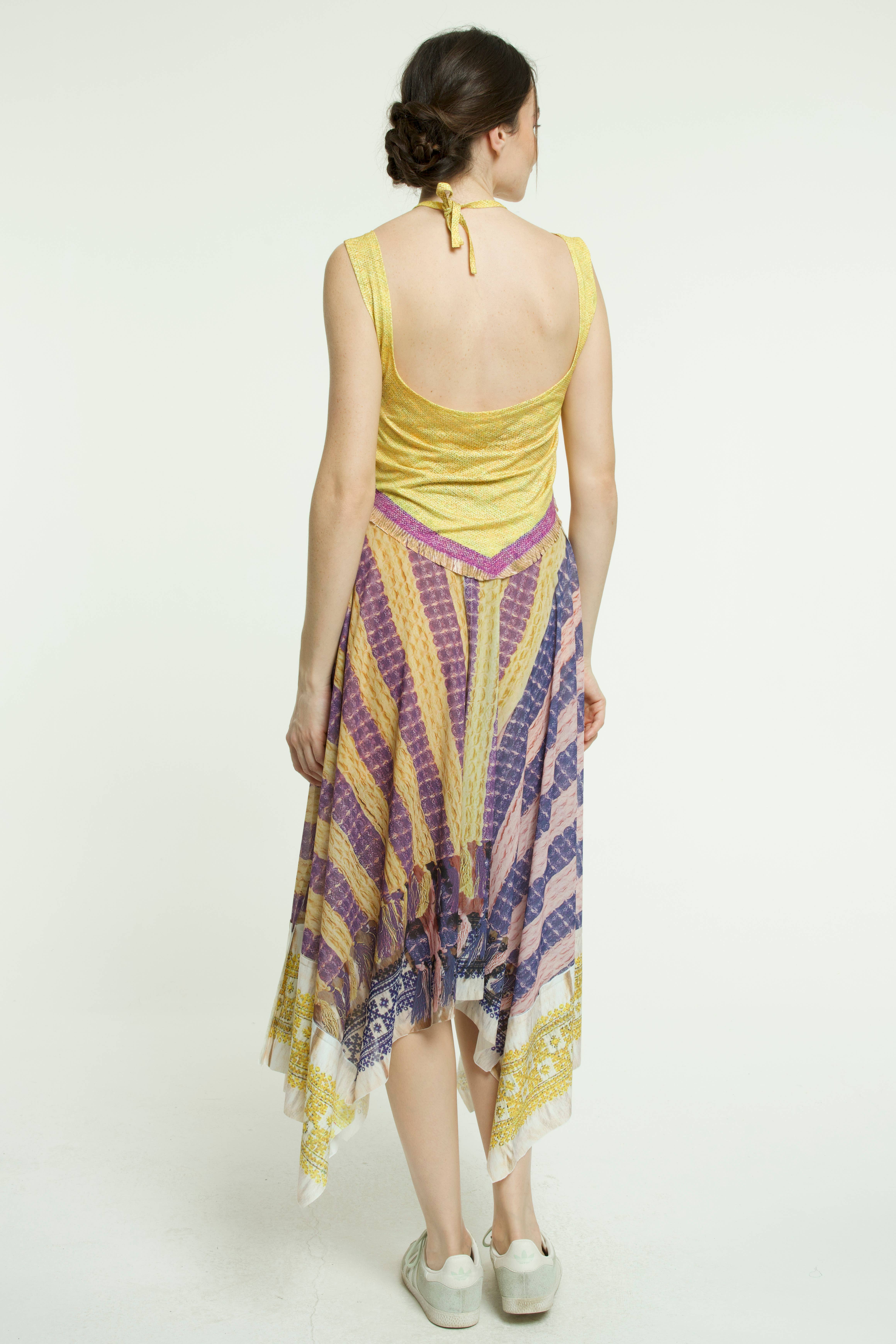 IPNG Design - Vendita all'ingrosso Camicetta - Donna - Blusa Tiki - Gialla - Estiva7