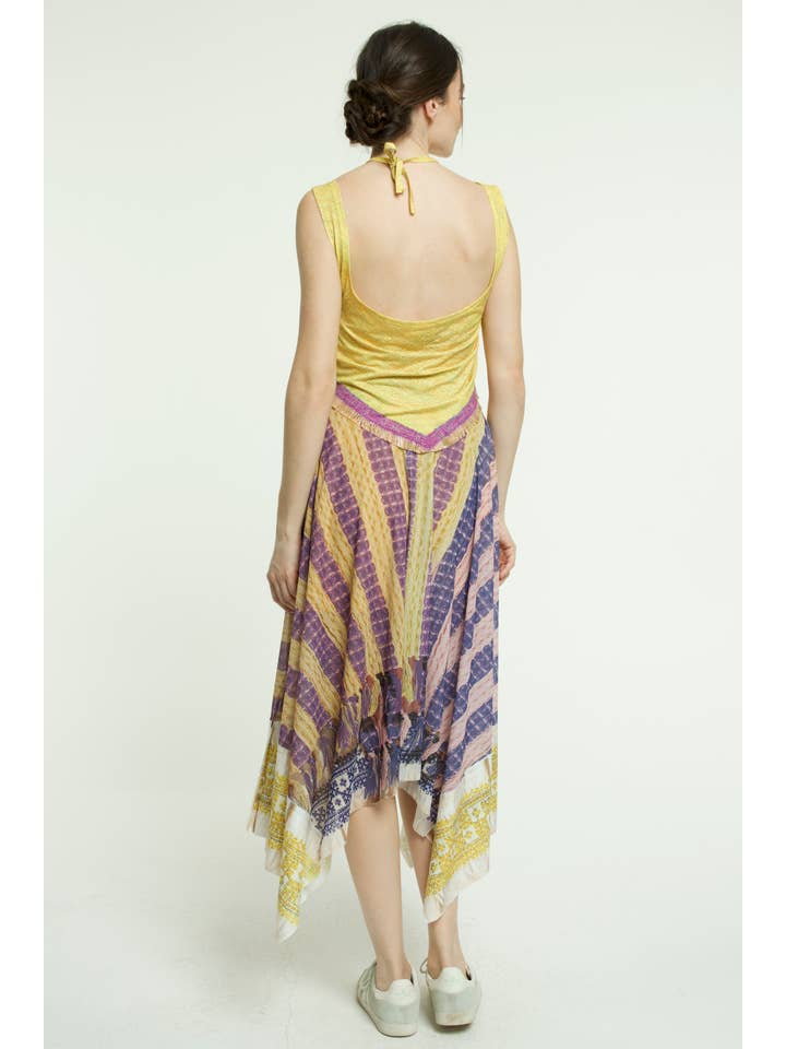 IPNG Design - Vendita all'ingrosso Camicetta - Donna - Blusa Tiki - Gialla - Estiva7