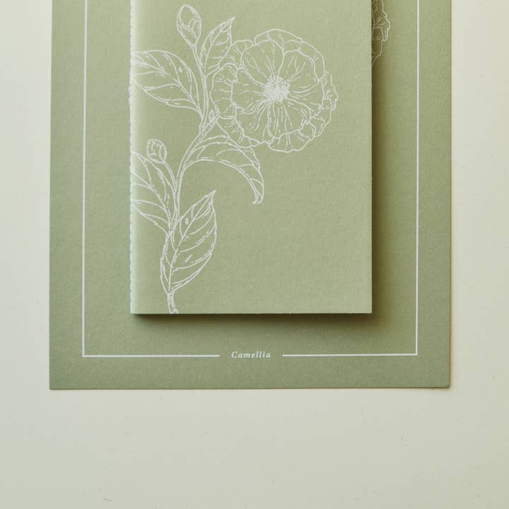 Camellia del nostro giardino - set stampa e quaderno per la vendita all'ingrosso da parte di BEIJA-FLOR