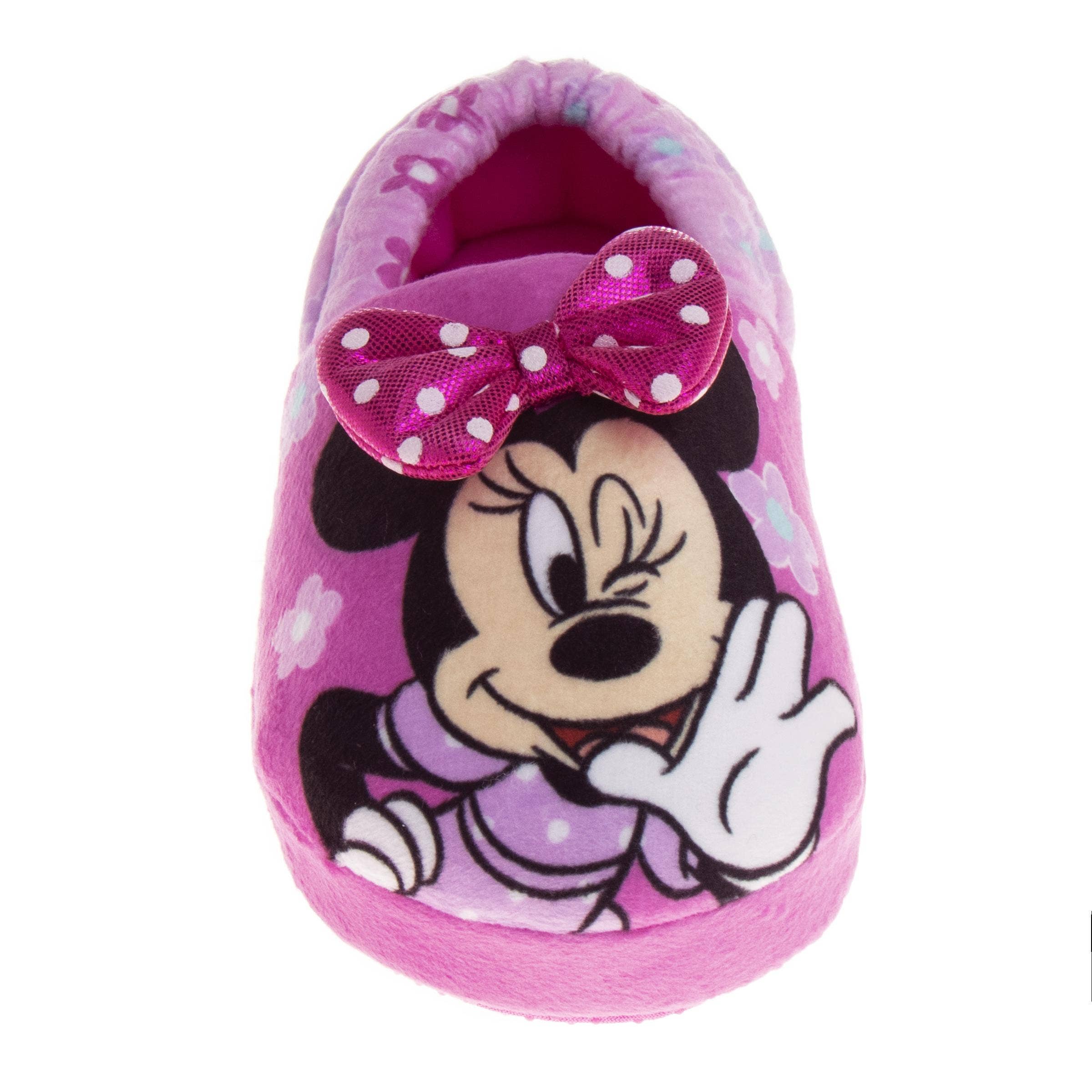 Josmo Shoes Inc - Wholesale Slippers - Kids - Disney Minnie Mouse Bow Plush Slippers (Toddler/Little Kid)4