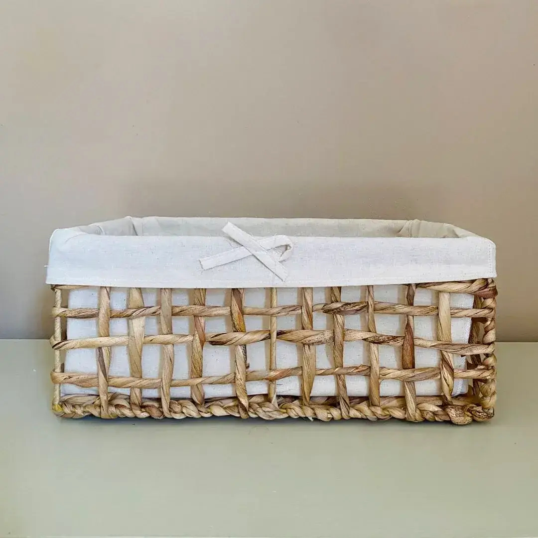 Natural Artisan Home - Wholesale Basket - Woven Storage Baskets with Cotton Liner – Set of 35