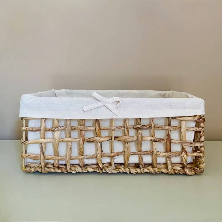 Natural Artisan Home - Wholesale Basket - Woven Storage Baskets with Cotton Liner – Set of 35