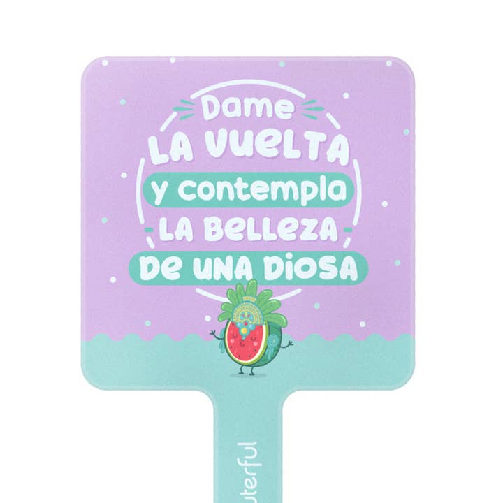 Puterful - Vente Miroirs de poche - Miroir à main - « Tourne-toi et contemple la beauté d’une déesse »1