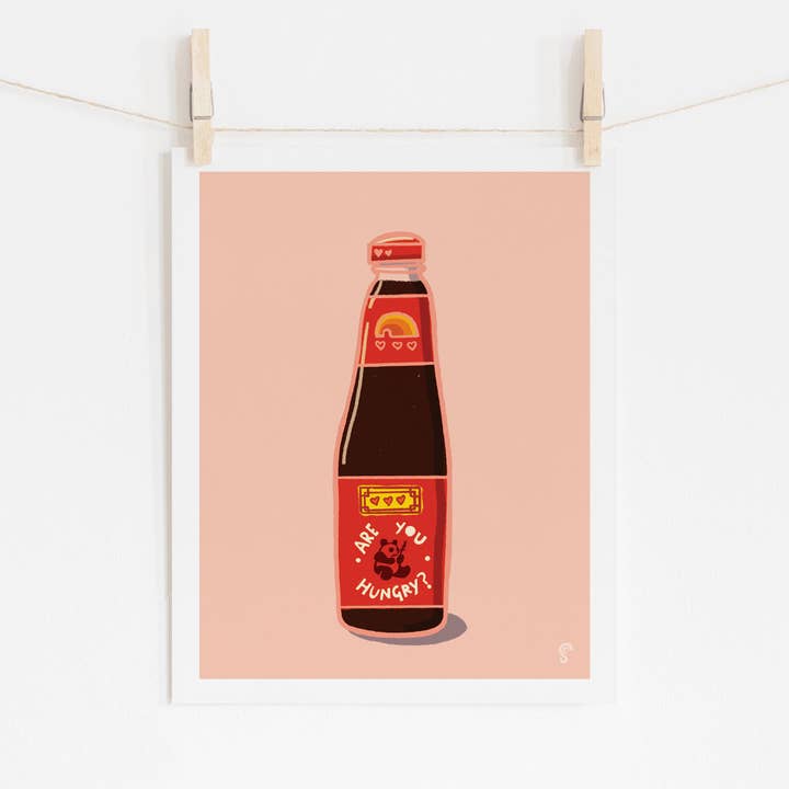 Oyster Sauce Art Print for wholesale by SHAWNA CHAN