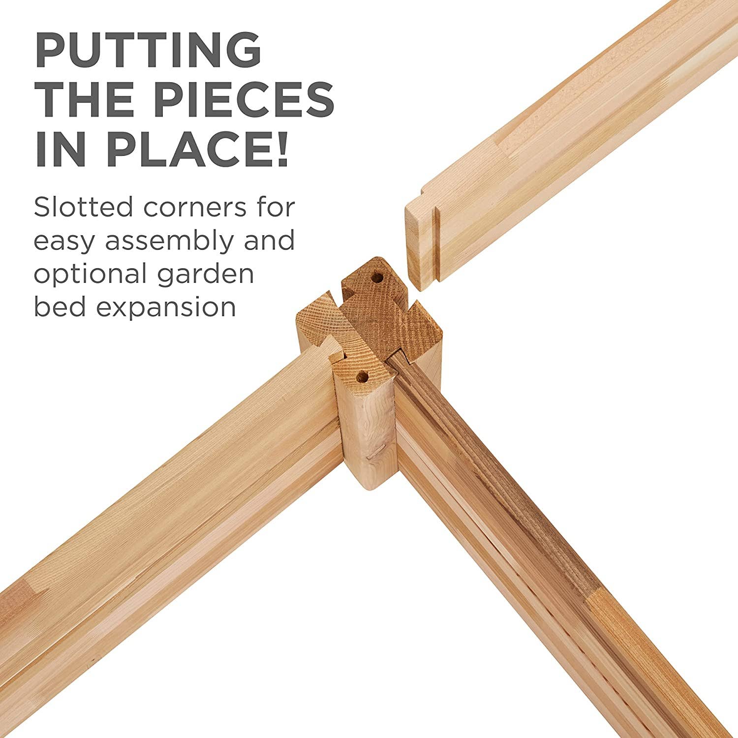 Jumbl – Großhandel Hochbeet – Jumbl Kräutergarten-Hochbeet, 25,4 x 121,9 x 61 cm2