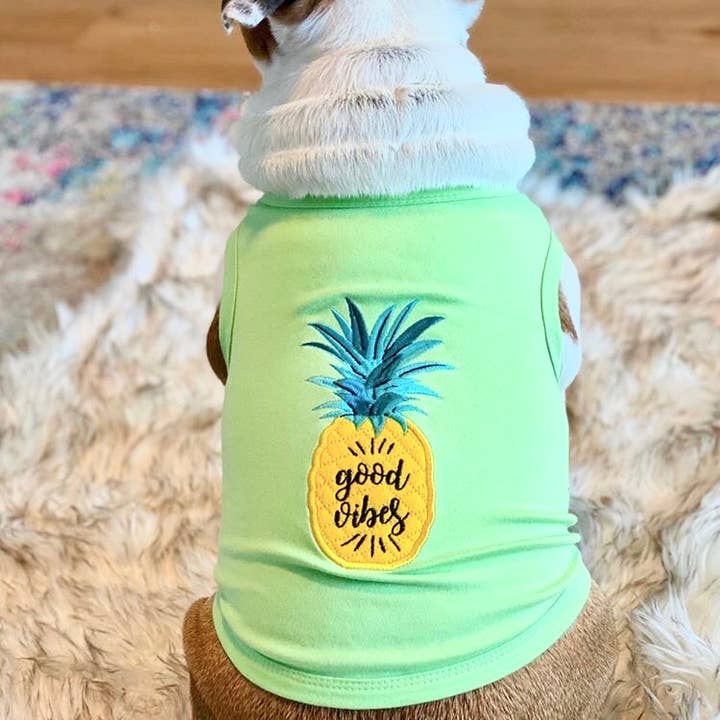 Parisian Pet® - Wholesale Pet Shirt - Dog - Pineapple Dog T-Shirt – Perfect Shirt for Hot Days3