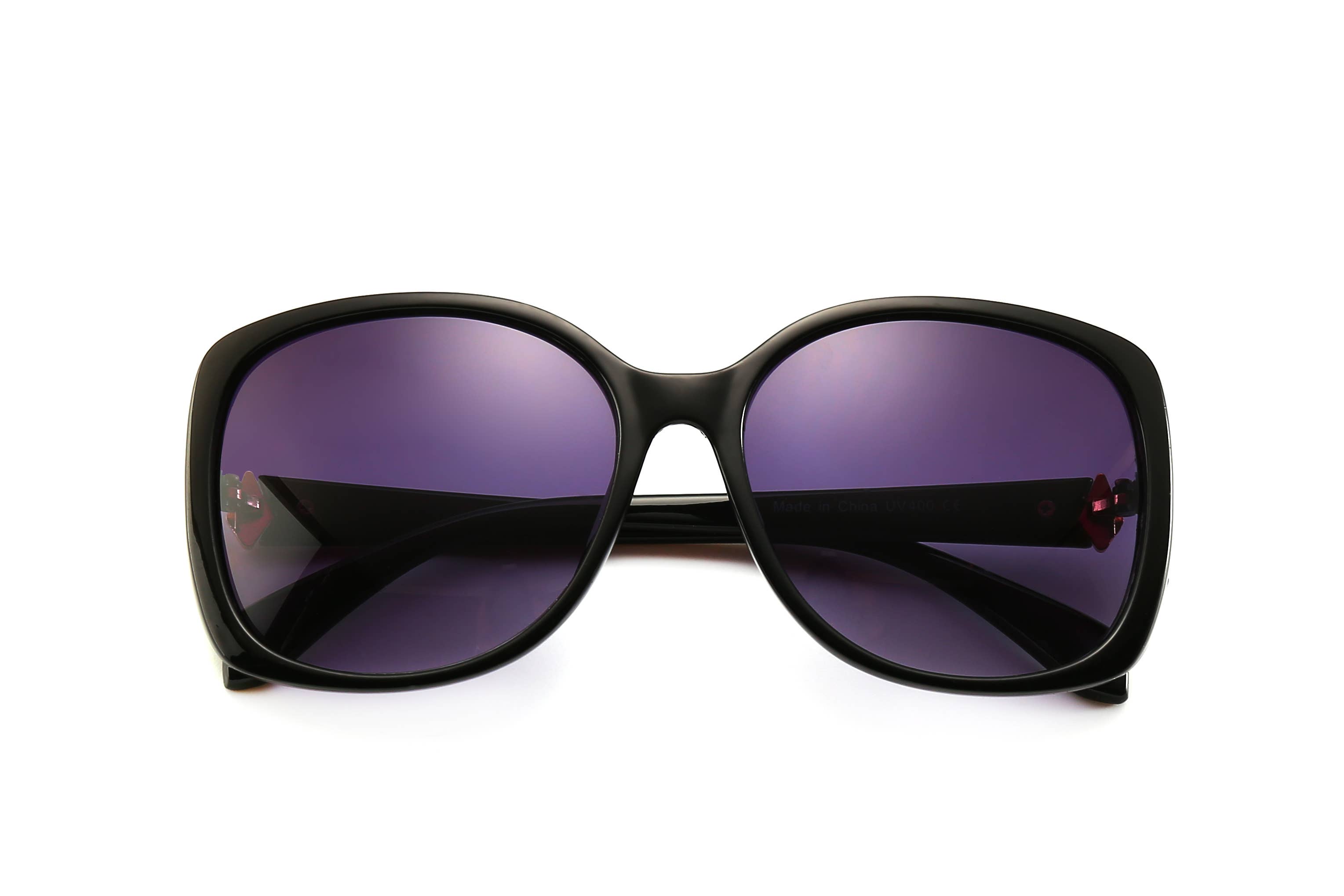 Trio Trading - Wholesale Sunglasses - Women's - Big Lens Women's Sunglasses Elegant Style Assorted 12 Pack1