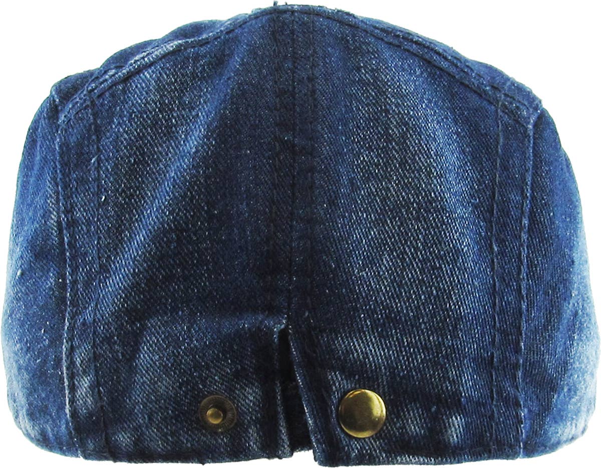 KBETHOS - Wholesale Newsboy/Schoolboy Hat - Men's - CLASSIC WASHED NEWSBOY IVY10