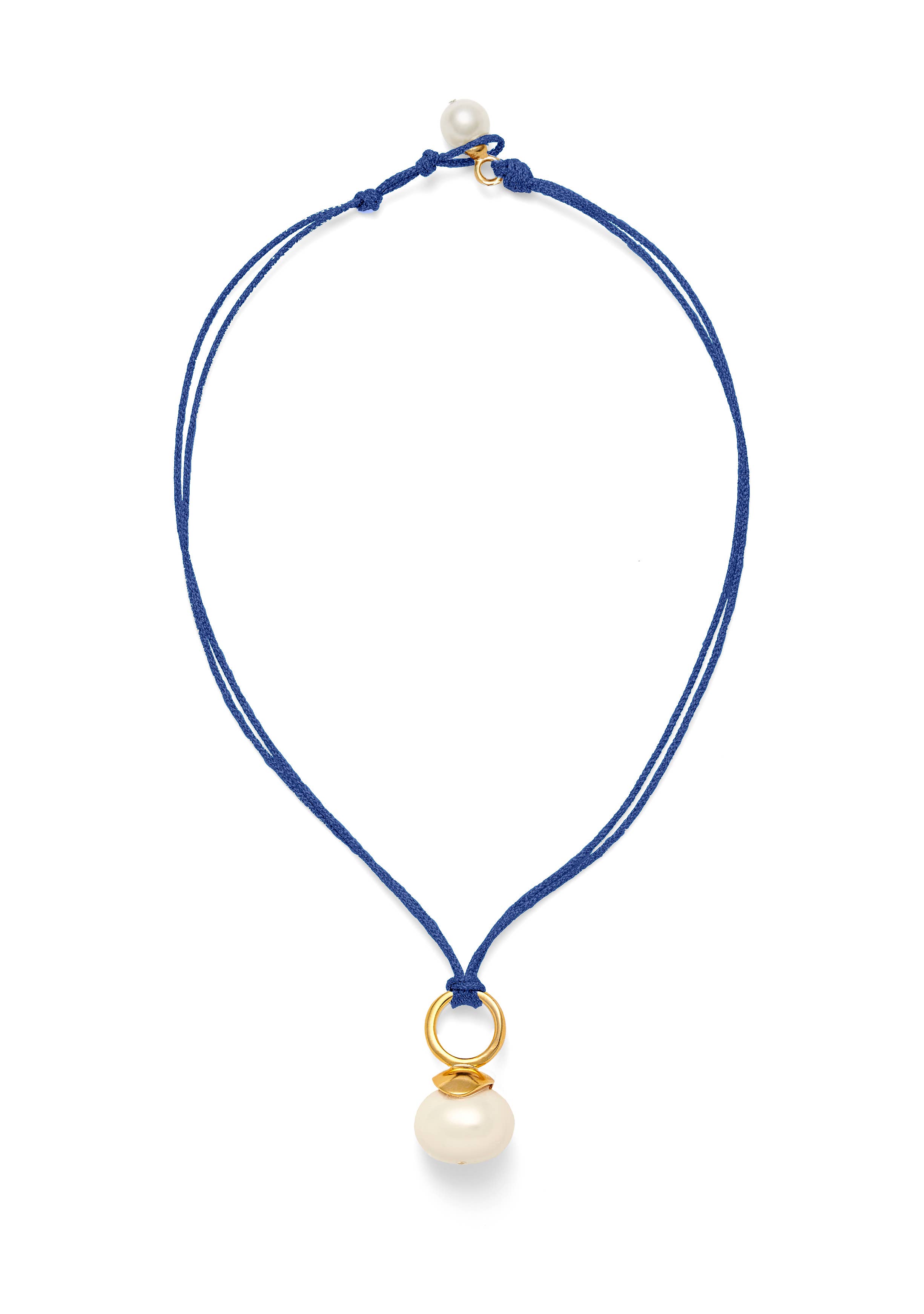 CC & Co by Catherine Canino - Wholesale Pendant/charm necklace - Pebble Pearl Cord Pendant18