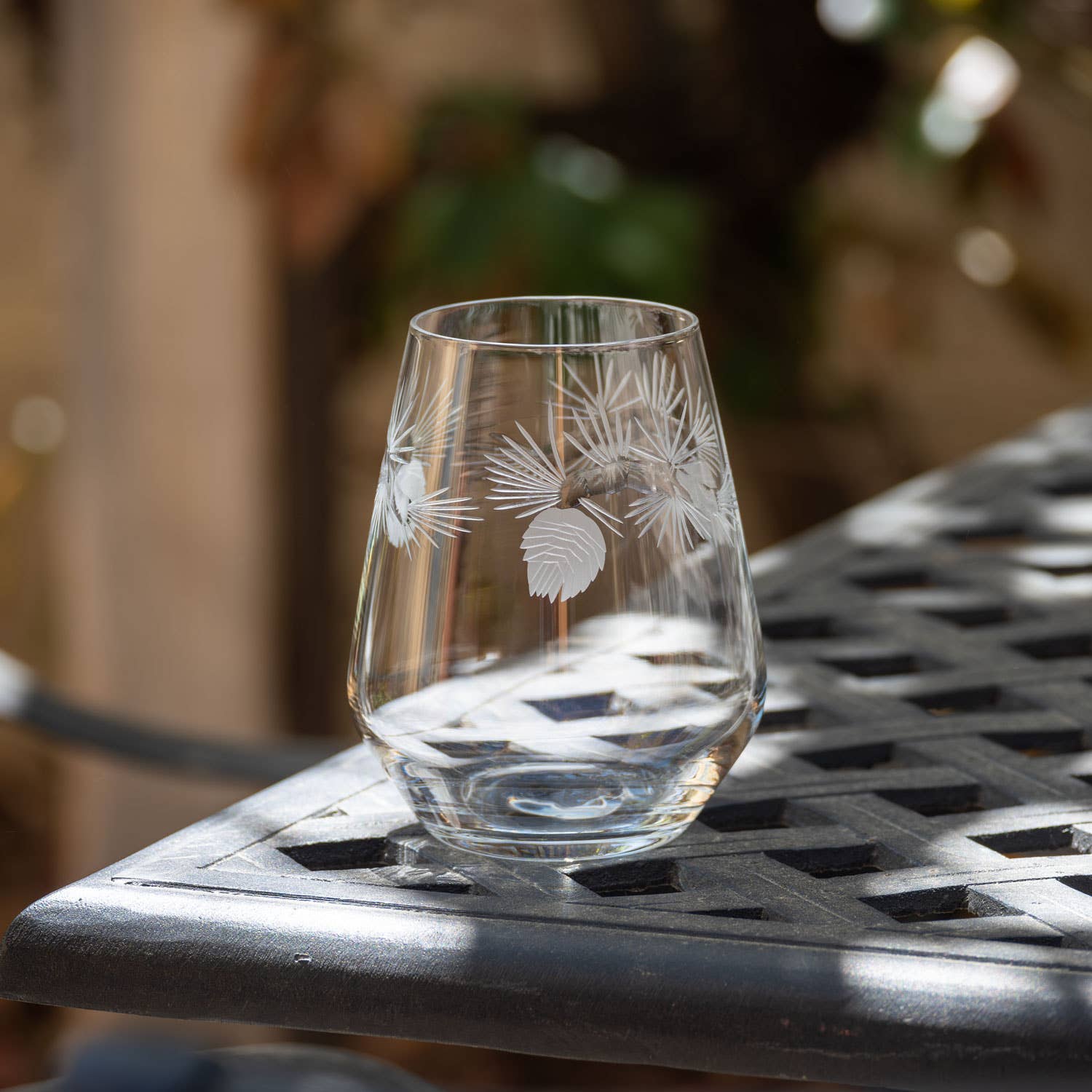 Rolf Glass - Wholesale Wine Glass - Icy Pine Stemless Wine Glass 18oz – Engraved Design4