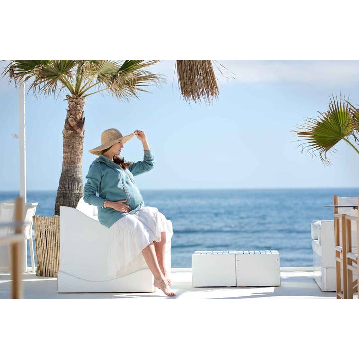 Veste de grossesse 5 en 1 POLA avant/arrière pour bébé MINT pour la vente par FUN2BEMUM