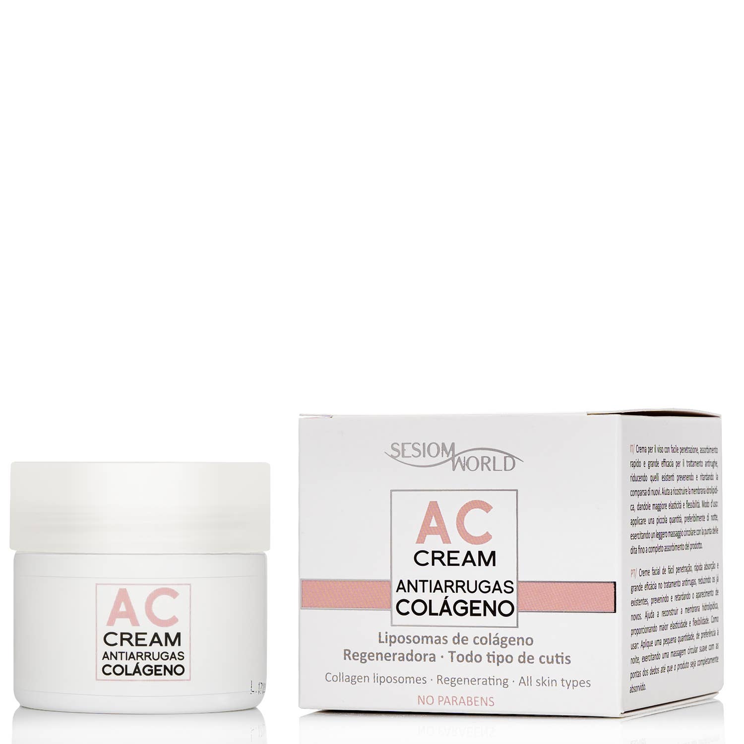 sesioMWorld - M·O·I Professional – wholesale Ansiktsfuktkräm – AC Anti-rynkrädd med kollagenliposomer 60 ml0