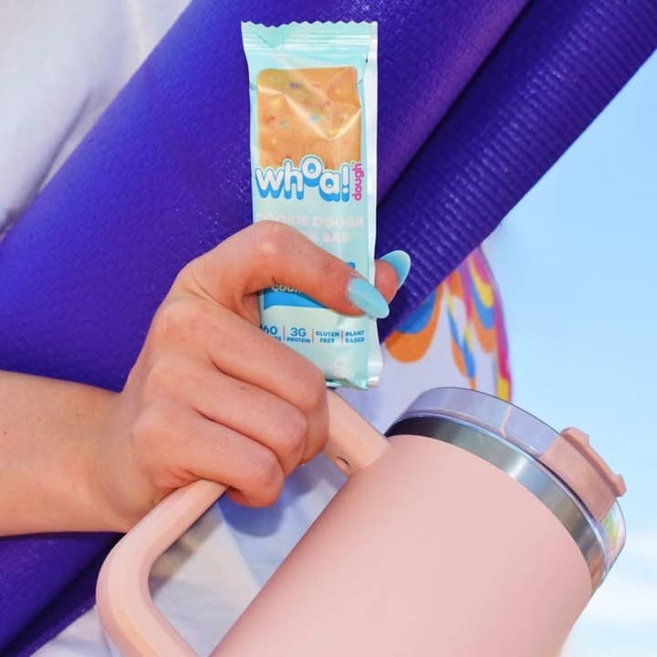 Whoa Dough - Wholesale Snack Bar - 4ct Sprinkle Sugar Cookie Dough Bar Box: Gluten Free, Vegan7