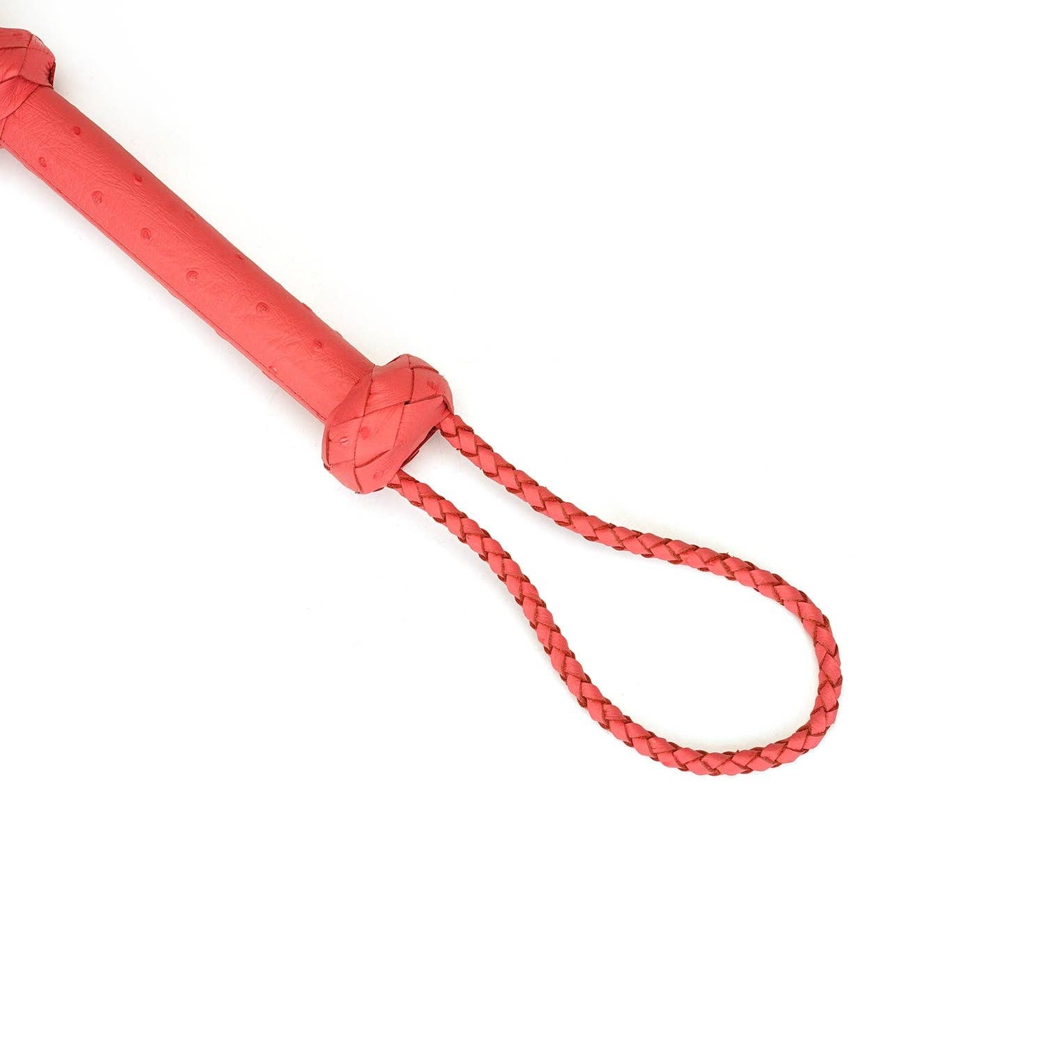 Liebe Seele – Großhandel Sexspielzeug – Liebe Seele Pinker Cat O’ Nine Tails Leder-Peitsche mit neun Zöpfen1