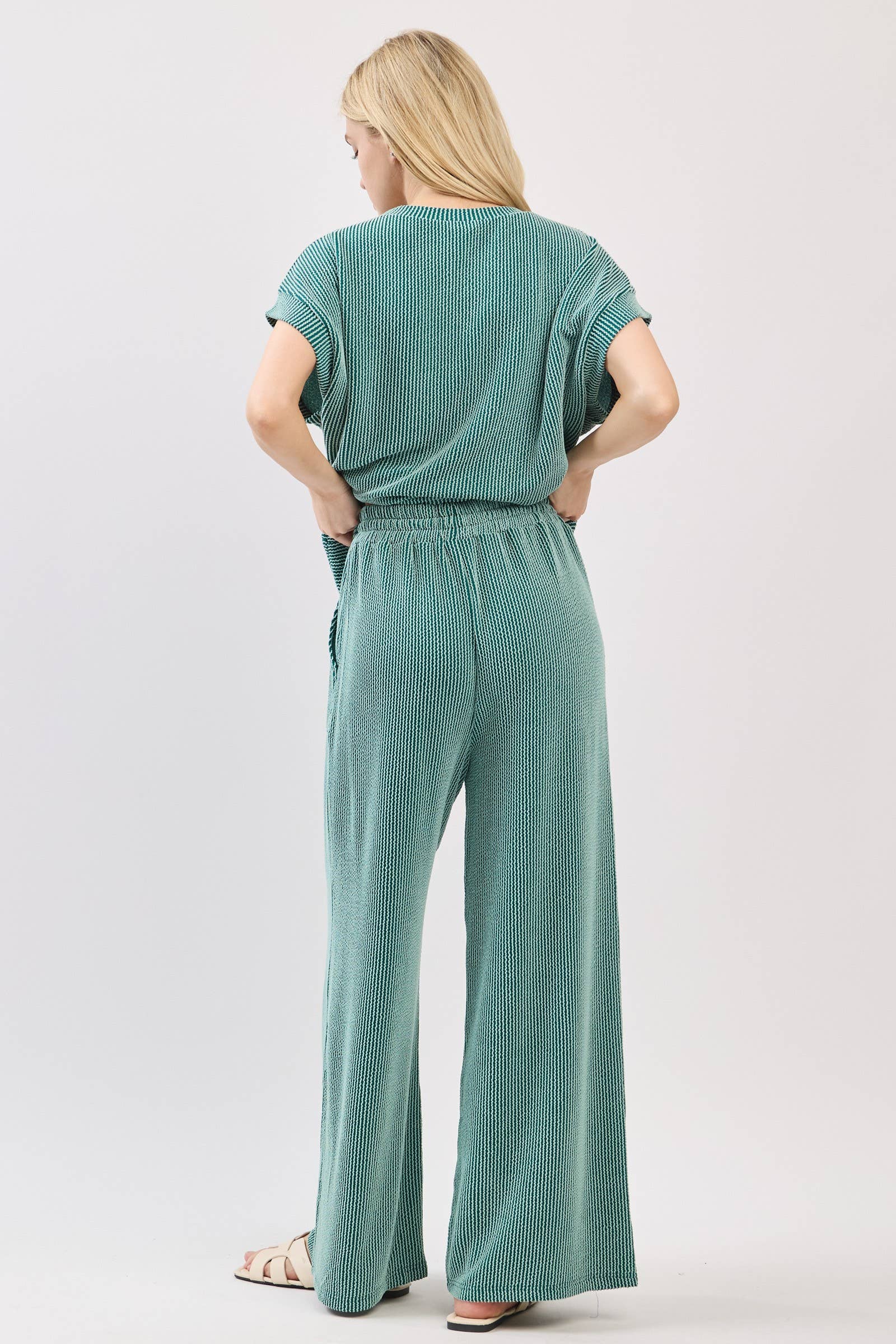 Sewn and Seen - Wholesale Mommy & Me Outfit Sets - Maternity - Striped Rib Knit Lounge Set4