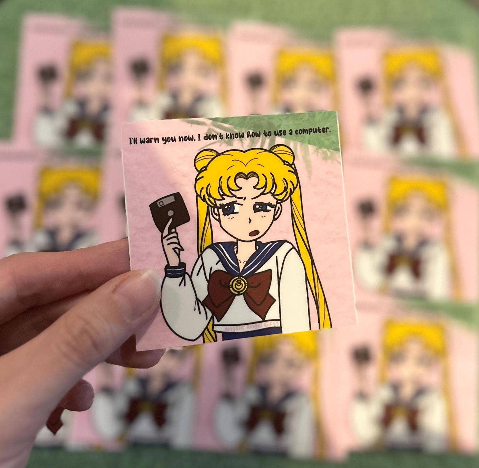 Angelic Angel Gifts - Wholesale Sticker - Sailor Moon Waterproof Vinyl Anime Stickers for Laptops8