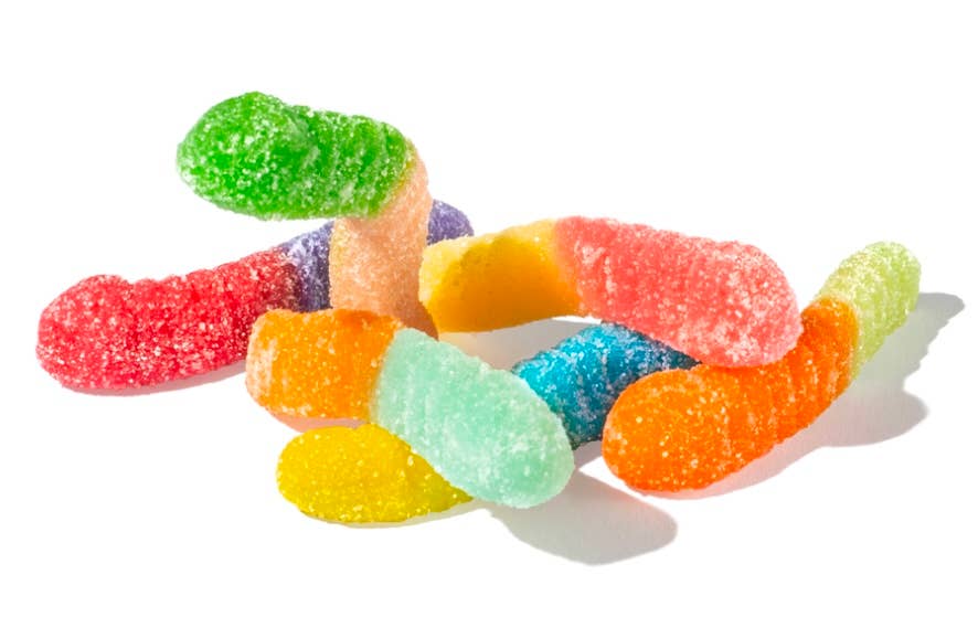 O'Shea's Candies Sweet Shop - Wholesale Gummy - Gourmet Gummy Worms “Mini Sour Worms 🪱 “w/ Jar 16OZ 3