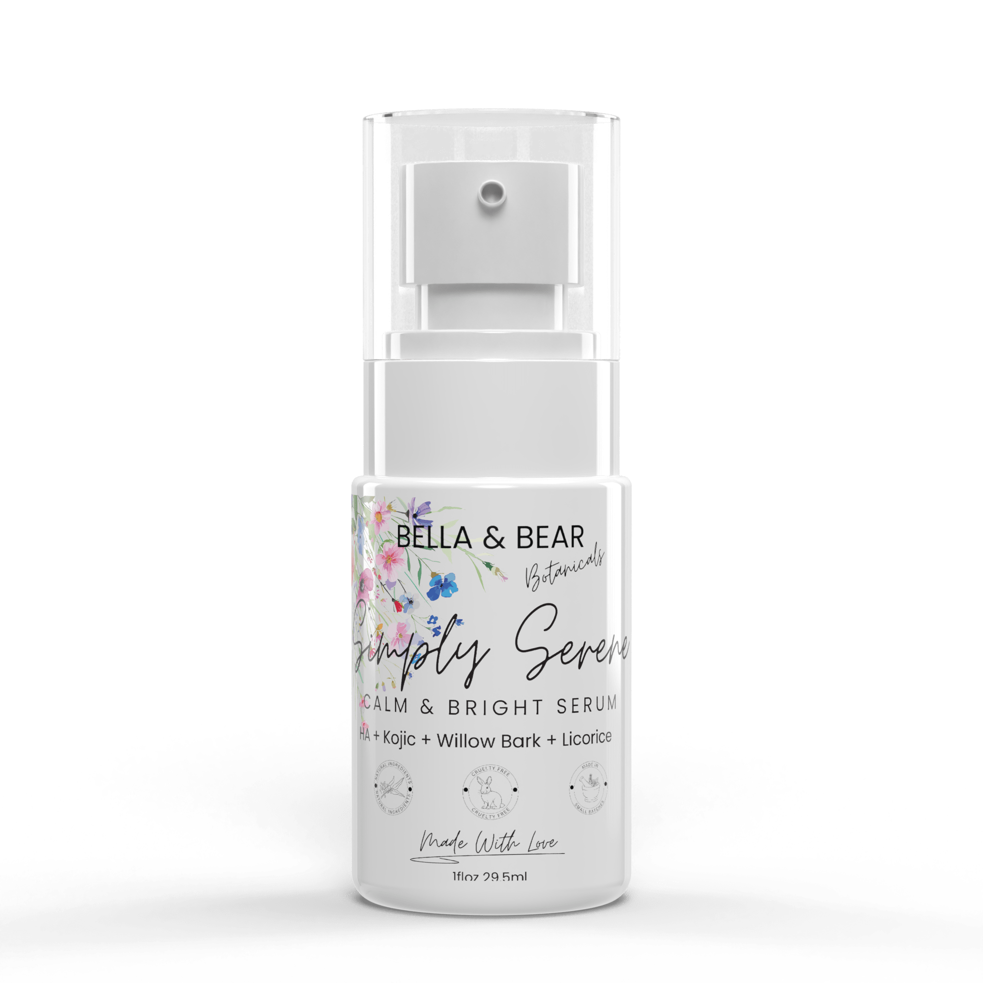 Bella & Bear Botanicals - Wholesale Facial serum/concentrate - Simply Serene Calm & Bright Botanical Face Serum7