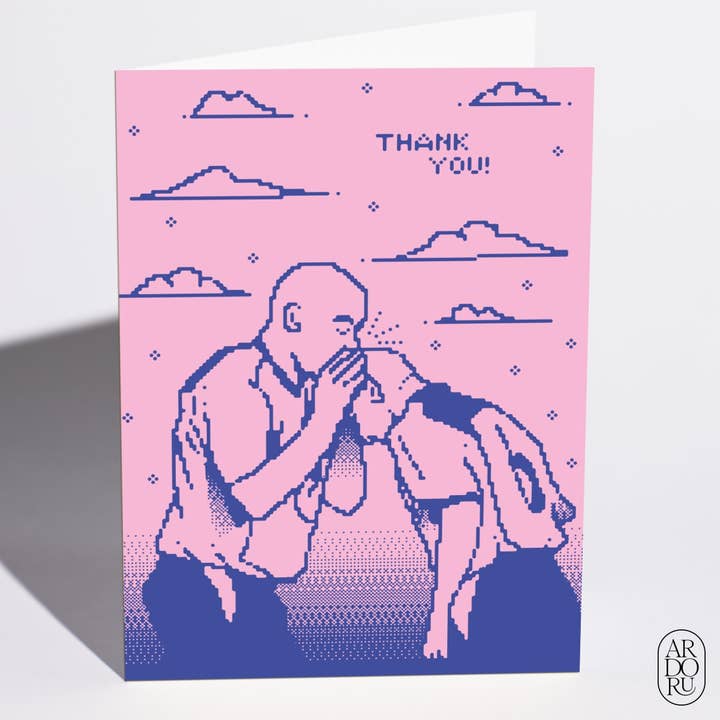 Carte de remerciement - « Merci » n°4 pour la vente par ArdorU