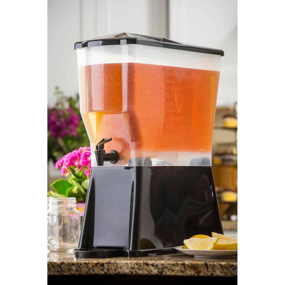 TableCraft Products Company - Wholesale Drink Dispenser - 3 gal Slimline Single Beverage Dispenser, Black1