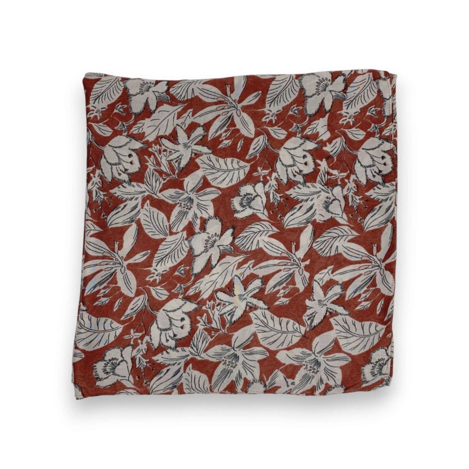 Lili Scarves (US Duty Free) – wholesale Scarf – Women's – Herbs Print Cotton Blend Scarf6