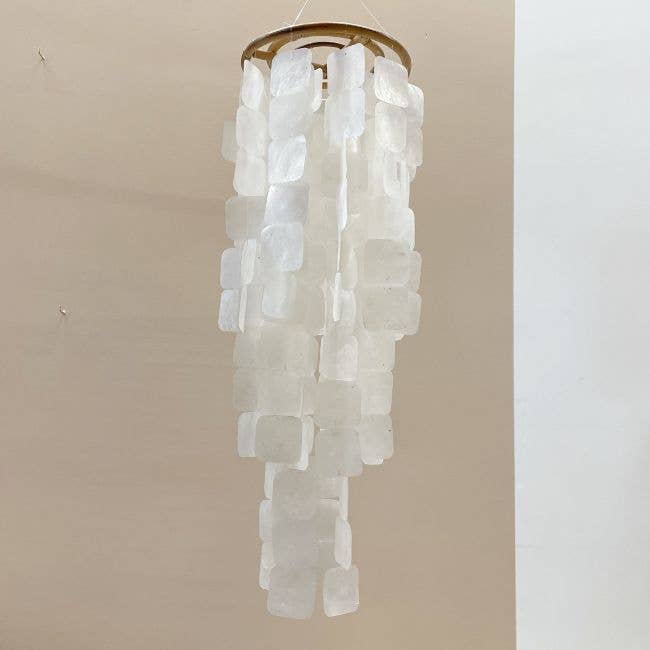 ByBazz - Wholesale Mobile - Schelpen Mobiel Bamboe Wit3