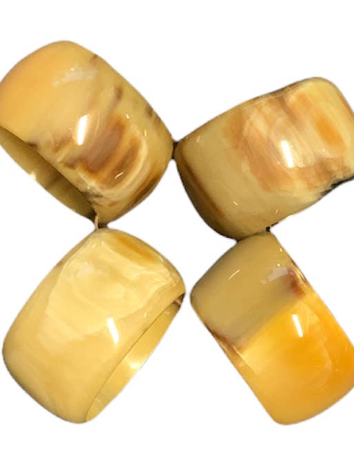 Horn Napkin Rings (Set of 4) for wholesale by Harkiss Designs