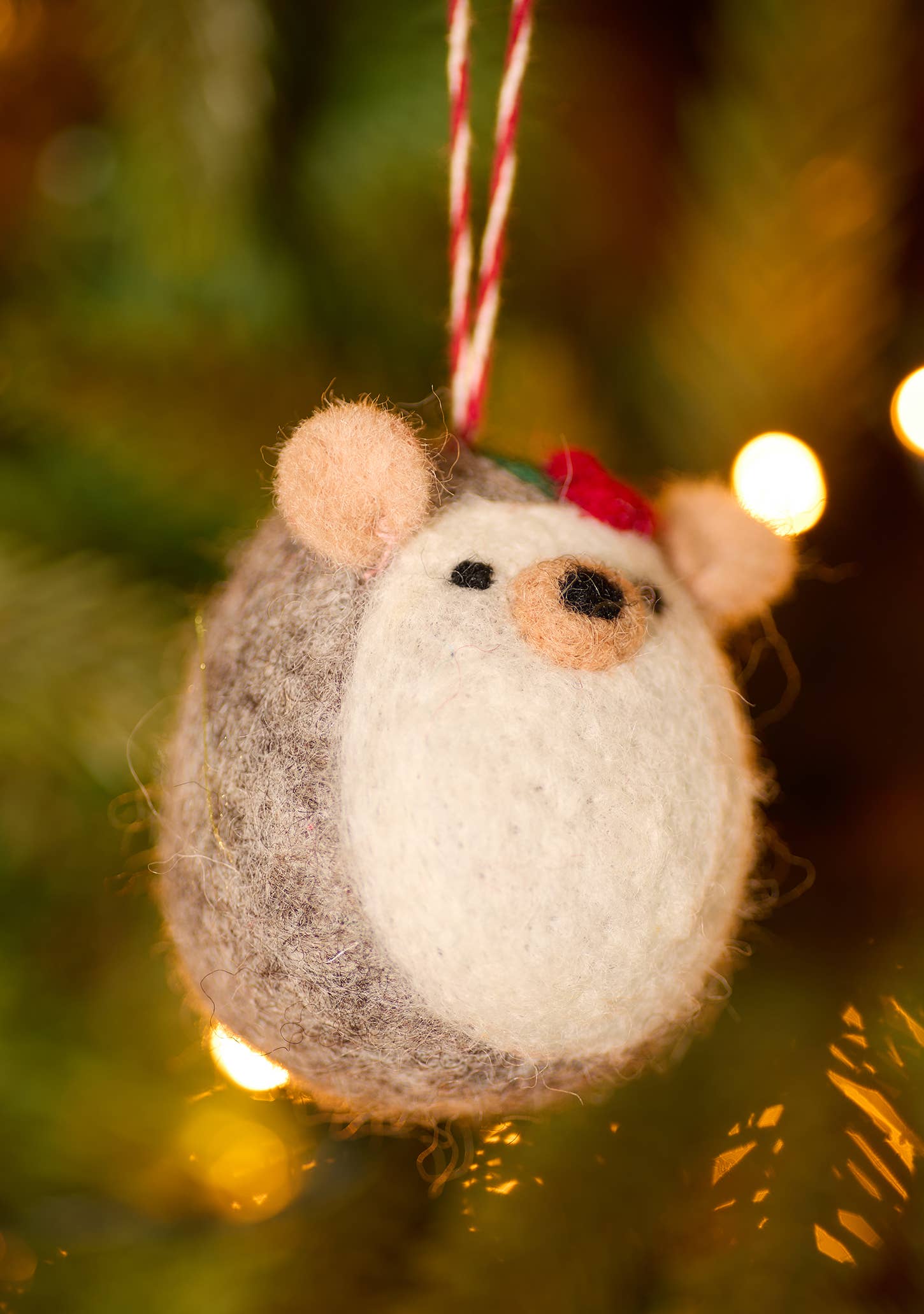 Namaste - Wholesale Christmas Decoration - Felt Hedgehog Decoration