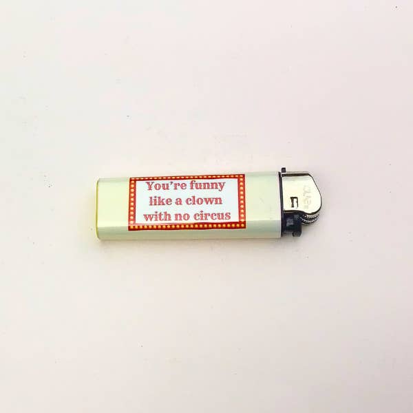 Funny Handmade Art Lighter for wholesale by Vivrant Vixen