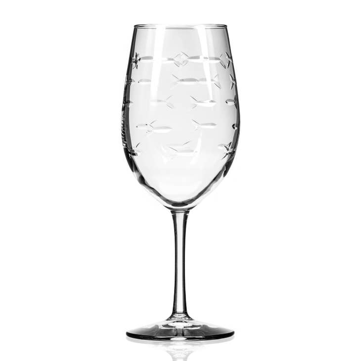 Wholesale School of Fish All Purpose Wine Glass 18oz for your store - Faire
