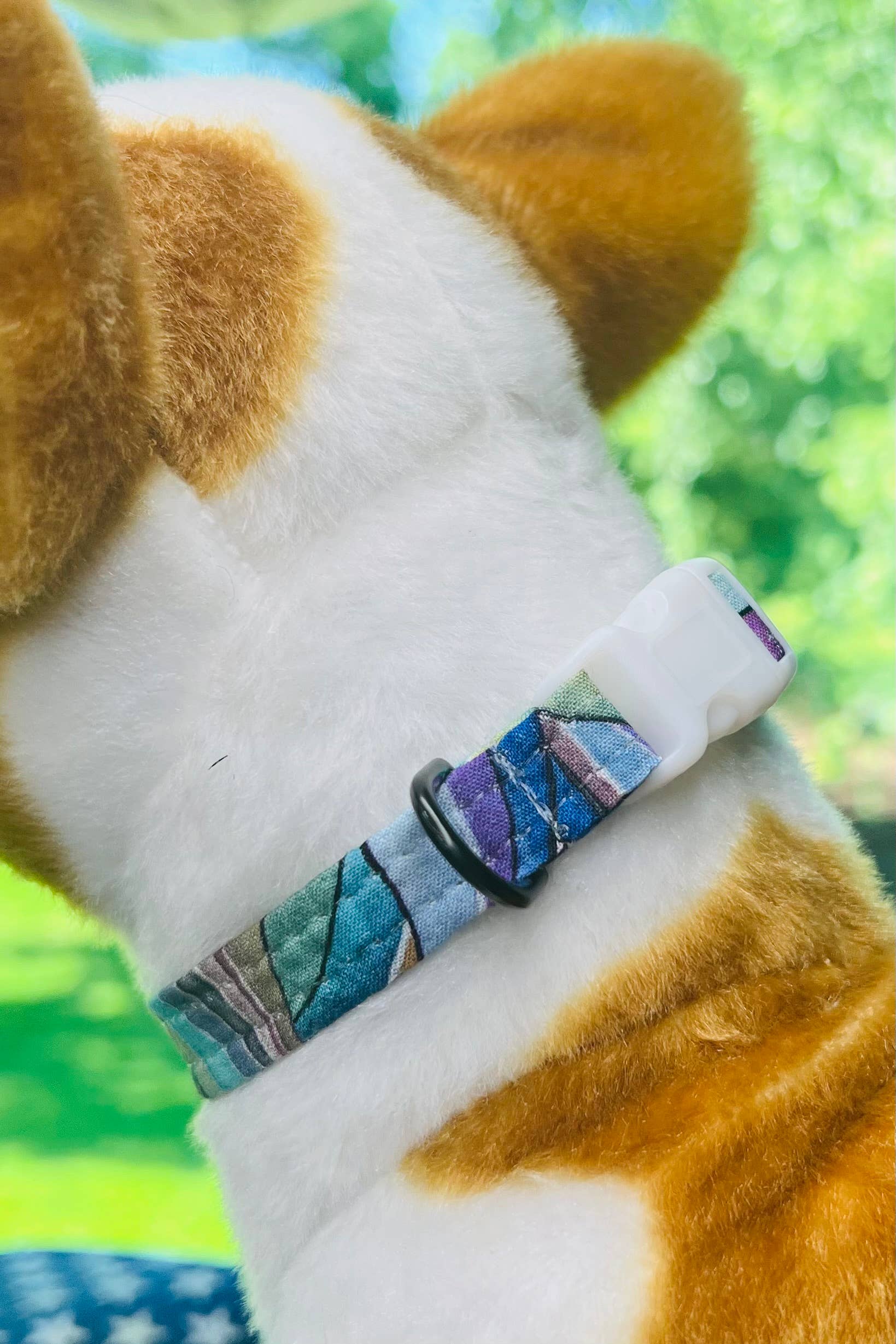 Little Barks Boutique - Wholesale Pet Collar - Dog - Tookie Teal Animal Print Dog Collar3