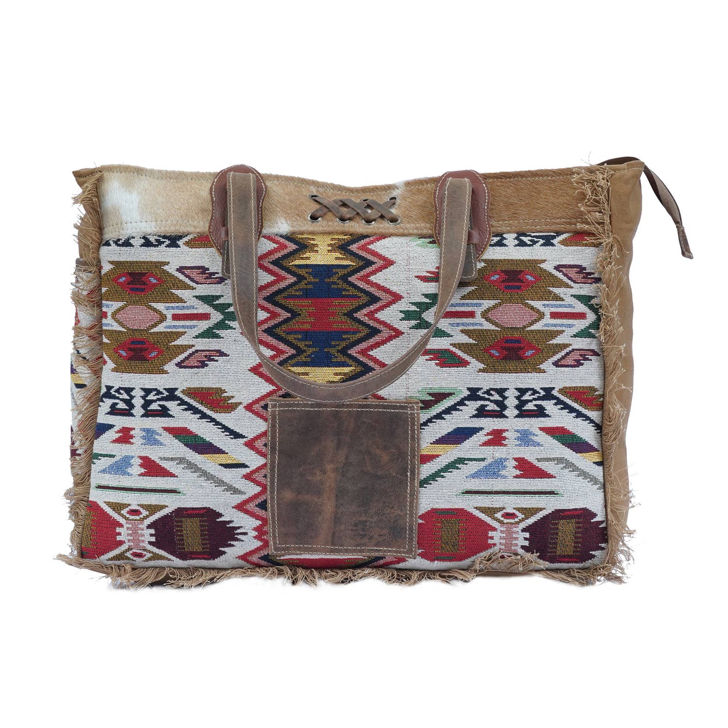 Hopofly Bags - Venta al por mayor Bolsa de viaje - Mujer - Bolso de fin de semana Dwena de lona y cuero para mujer3