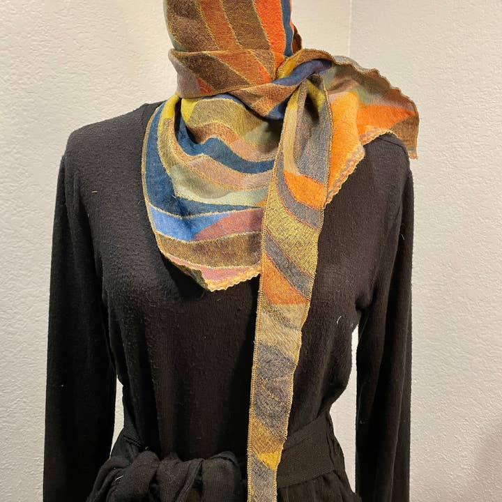 In Style Scarves - Vente Écharpe – femme - 510/Foulard pointu~Citron5