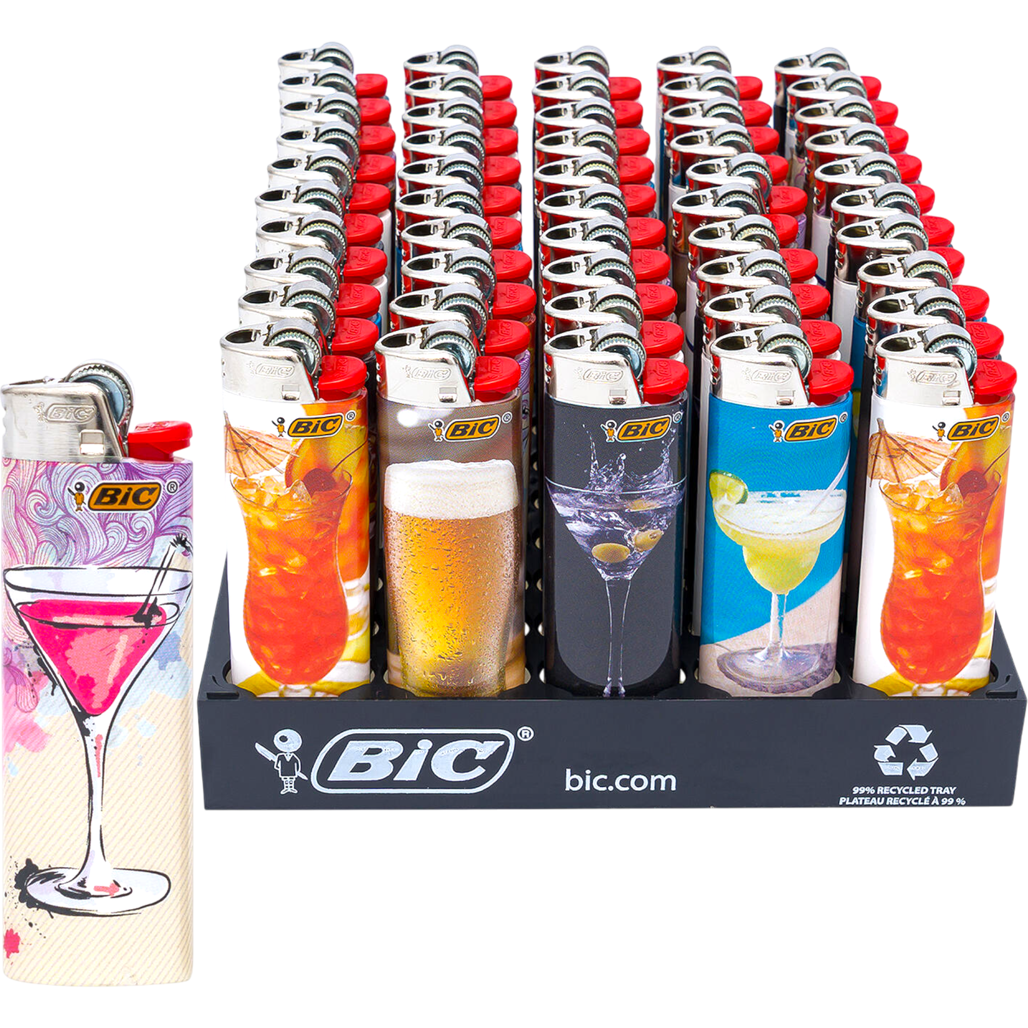 Cow Crack Wholesale - Wholesale Lighter - Bic Cocktail Themed Design 0