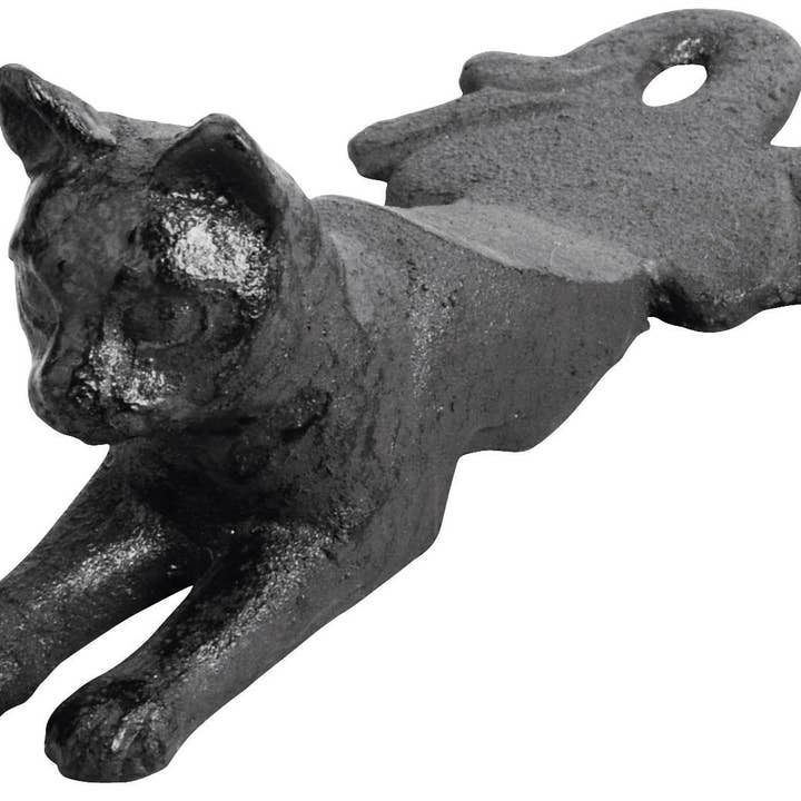 Esschert Design USA - Wholesale Door Stop - Cat Door Wedge, Cast Iron, Black2
