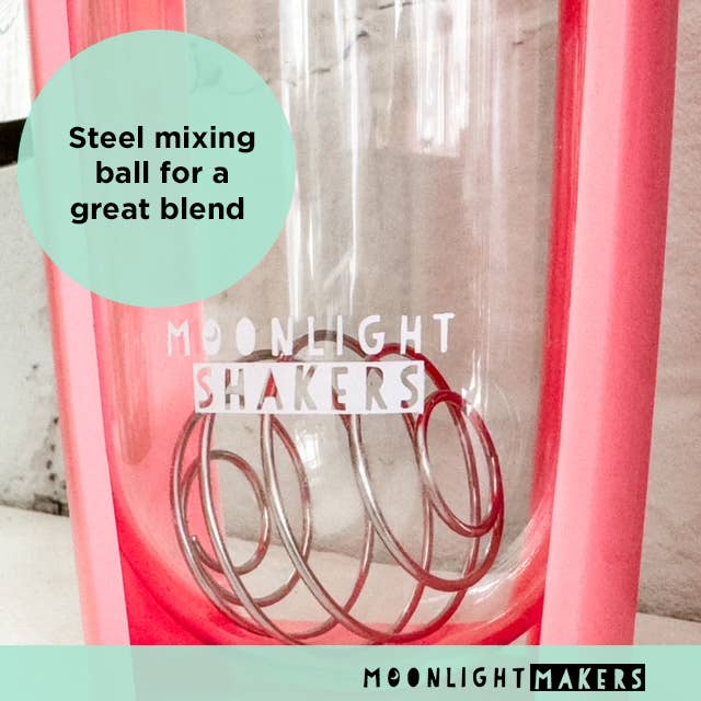 Moonlight Makers - Wholesale Water Bottle - Cute Protein Shaker Bottles - 5 Colors - Gym, Yoga, Fitness9