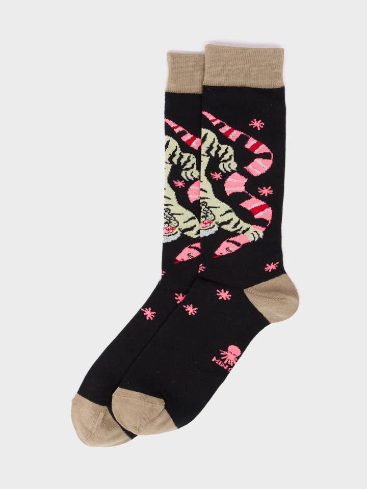 Black Socks - Creatures of the Future for wholesale by Min & Mon