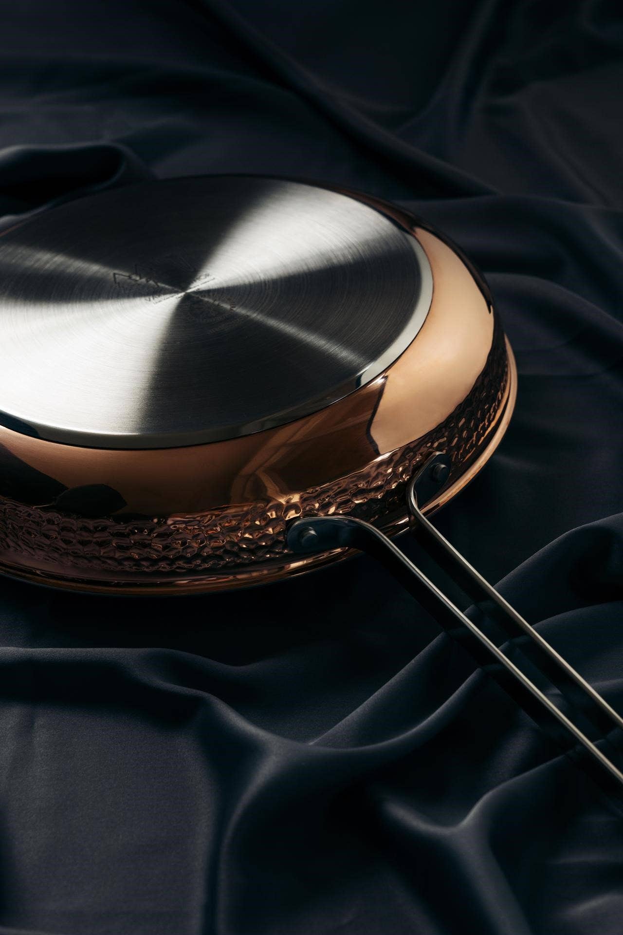 Vargen & Thor – Engroshandel Pan – MODEL Yb – Stegepande 28 cm i ægte kobber4